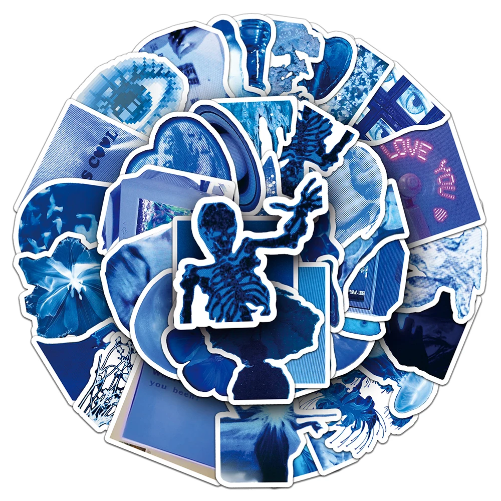 10/30/50pcs Low Pixel Blue Aesthetic Stickers Cartoon Ins Style Sticker Decoration Notebook Guitar Phone Bike Decals Wholesale
10/30/50pcs Low Pixel Blue Aesthetic Stickers Cartoon Ins Style Sticker Decoration Notebook Guitar Phone Bike Decals Wholesale