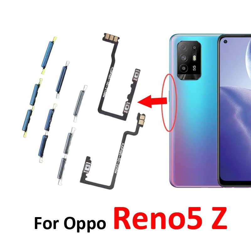 Корпус телефона, кнопка регулировки громкости для Oppo Reno5 Z, новая клавиша вверх и вниз, внутренняя часть гибкого кабеля для Oppo Reno 5 Z
Корпус телефона, кнопка регулировки громкости для Oppo Reno5 Z, новая клавиша вверх и вниз, внутренняя часть гибкого кабеля для Oppo Reno 5 Z