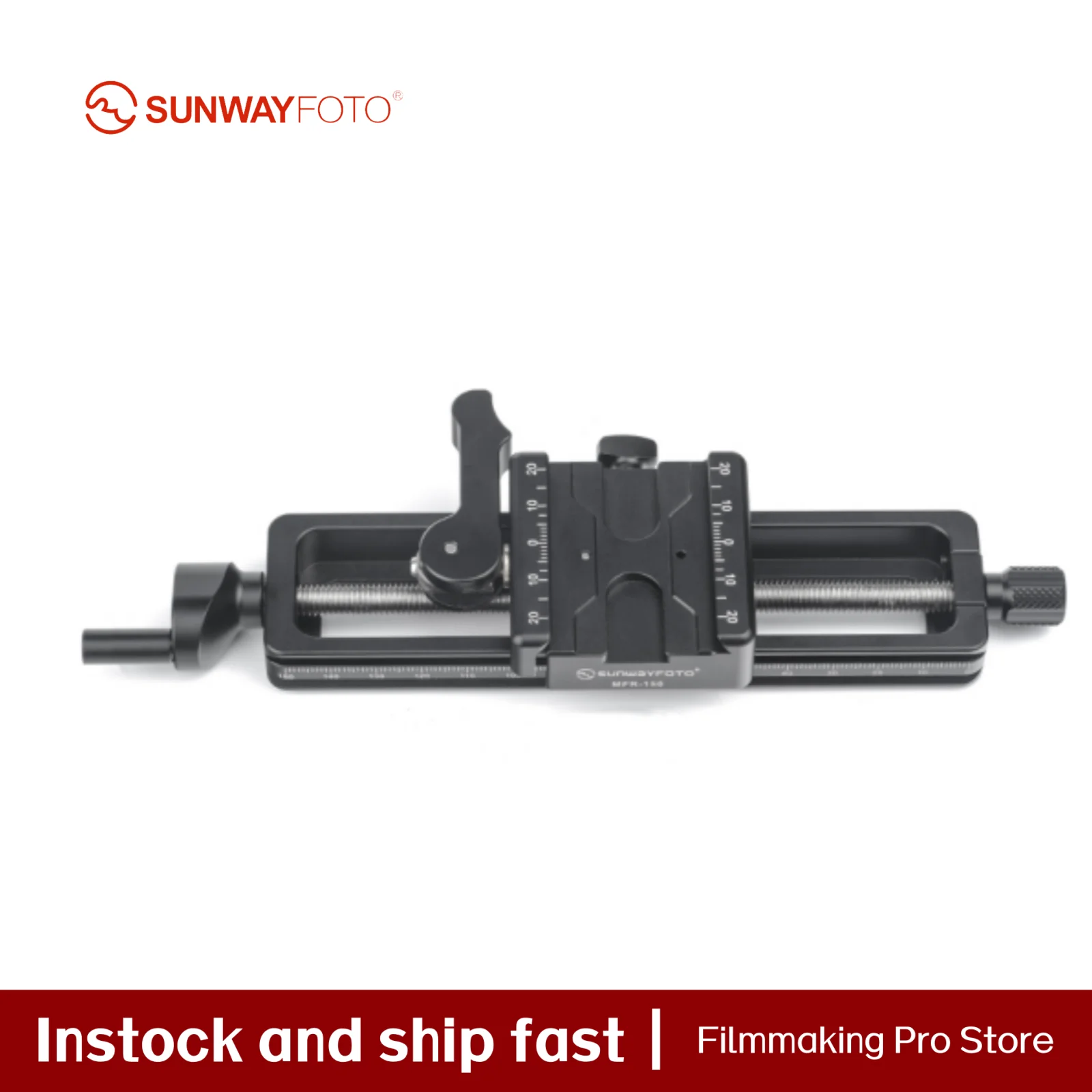 SUNWAYFOTO 4-way Macro Slider Macro Photography Tripod Oodaklama Macro Focusing Rail Slider Plate,Compatible Lever Lock Clamp fo
SUNWAYFOTO 4-way Macro Slider Macro Photography Tripod Oodaklama Macro Focusing Rail Slider Plate,Compatible Lever Lock Clamp fo