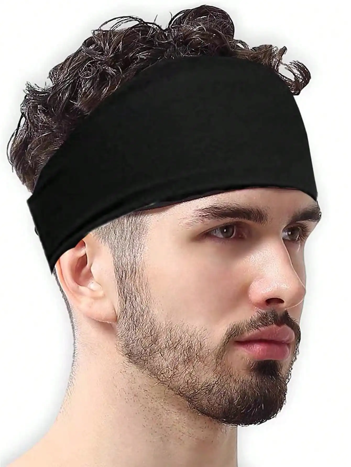 Black Narrow Elastic Performance Headband For Men — Sweat-Absorbing, Breathable, Versatile Outdoor Hair Band And Tie
Black Narrow Elastic Performance Headband For Men — Sweat-Absorbing, Breathable, Versatile Outdoor Hair Band And Tie