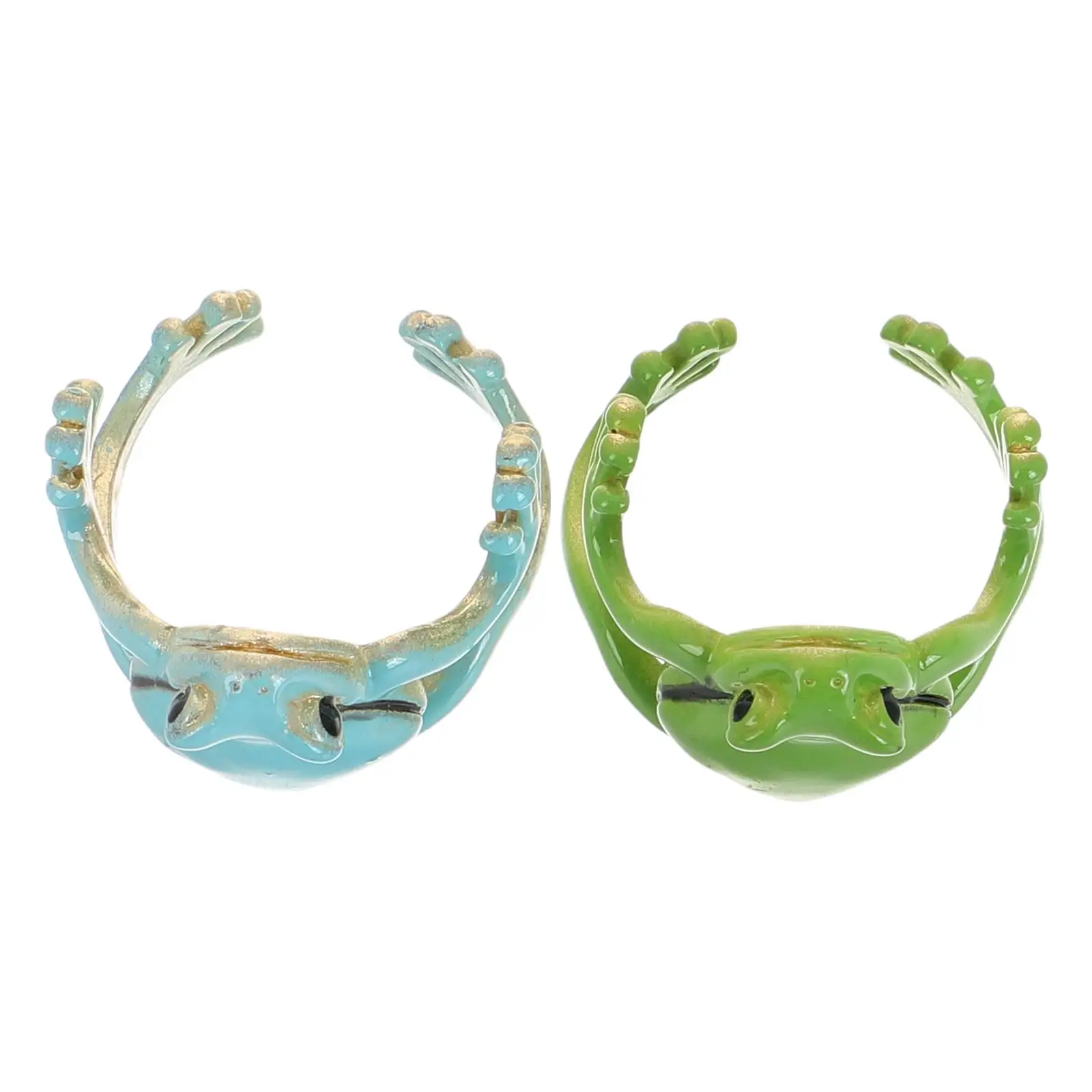 Frog Rings 2 Pcs Adjustable Cute Handmade Women Rings Funny Personality Green Jewelry Accessories Vintage Tree Design
Frog Rings 2 Pcs Adjustable Cute Handmade Women Rings Funny Personality Green Jewelry Accessories Vintage Tree Design