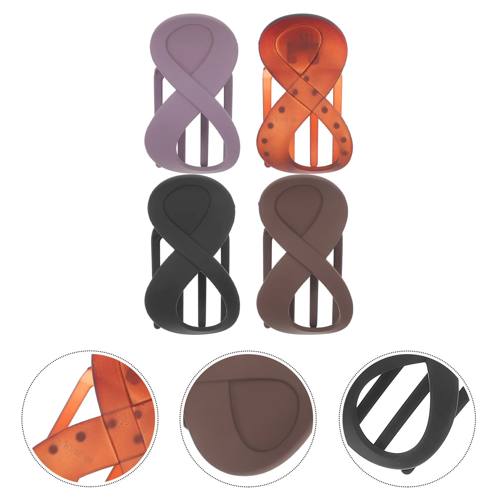 4 Pcs Hairpin Decorative Clips French for Women Accessories Thick Barrettes Jewelry Plastic Decorations Miss
4 Pcs Hairpin Decorative Clips French for Women Accessories Thick Barrettes Jewelry Plastic Decorations Miss