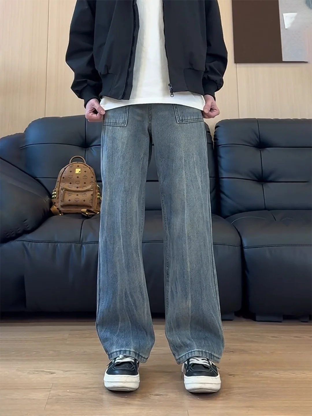 Blue Waed Micro Flared American Sle Jeans Men's Spring High Street Workwear Pants Cleanfit Wide Leg Knife Jeans
Blue Waed Micro Flared American Sle Jeans Men's Spring High Street Workwear Pants Cleanfit Wide Leg Knife Jeans