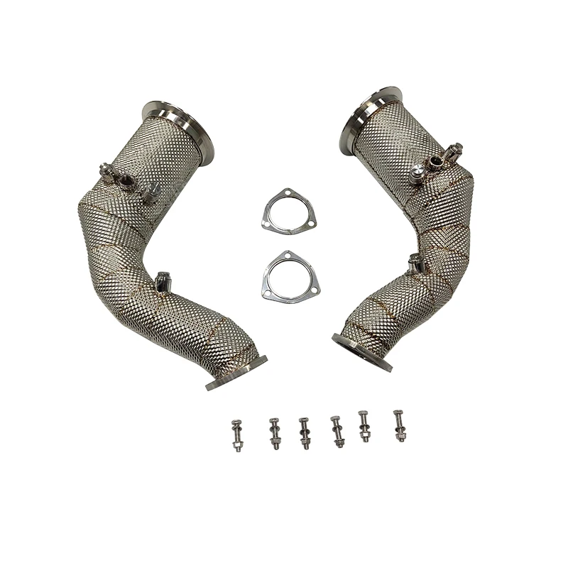 Factory Outlet Stores in Stock High Flow Racing Sport Car Exhaust Downpipes for Lamborghini URUS with OPF
Factory Outlet Stores in Stock High Flow Racing Sport Car Exhaust Downpipes for Lamborghini URUS with OPF