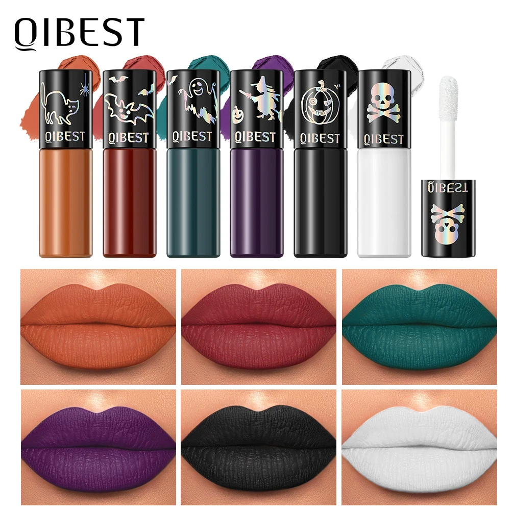 QIBEST 6 Colors Lip Makeup Sets Matte Liquid Lipstick Waterproof Dark Red Lipgloss Black Purple Orange Non-Stick Cup Lipstick
QIBEST 6 Colors Lip Makeup Sets Matte Liquid Lipstick Waterproof Dark Red Lipgloss Black Purple Orange Non-Stick Cup Lipstick