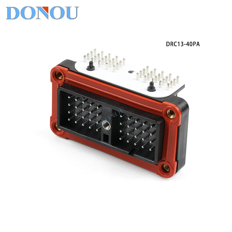 40-core waterproof bent pin base PCB welded board end plug DRC13-40PA wire to board connector mounting connector
40-core waterproof bent pin base PCB welded board end plug DRC13-40PA wire to board connector mounting connector