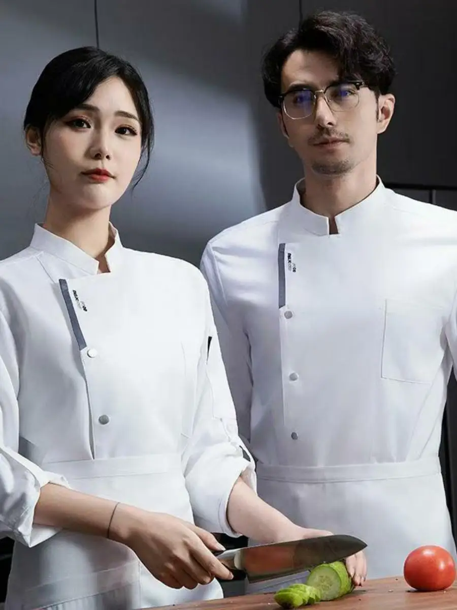 Мужской комплект униформы для поваров с длинным рукавом, осенне-зимняя рабочая одежда для кухни, влагоотводящая, для школы, ресторана, бара, кухни
Мужской комплект униформы для поваров с длинным рукавом, осенне-зимняя рабочая одежда для кухни, влагоотводящая, для школы, ресторана, бара, кухни