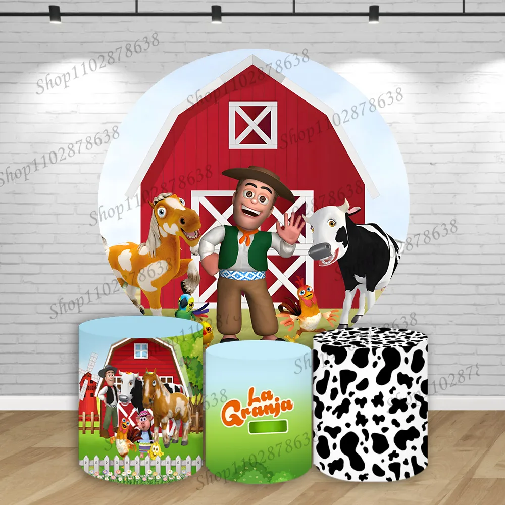 Фон для фотосессии на день рождения мальчика La Granja De Zenon: круглый чехол, декор для фотозоны Zenón Percherón Lola Cylinder Cover
Фон для фотосессии на день рождения мальчика La Granja De Zenon: круглый чехол, декор для фотозоны Zenón Percherón Lola Cylinder Cover