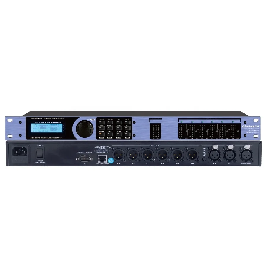 dbx260 professional audio processor driverack 260 crossover+graphic/parametric/Auto EQ/limiter 24bit pro audio sound system
dbx260 professional audio processor driverack 260 crossover+graphic/parametric/Auto EQ/limiter 24bit pro audio sound system