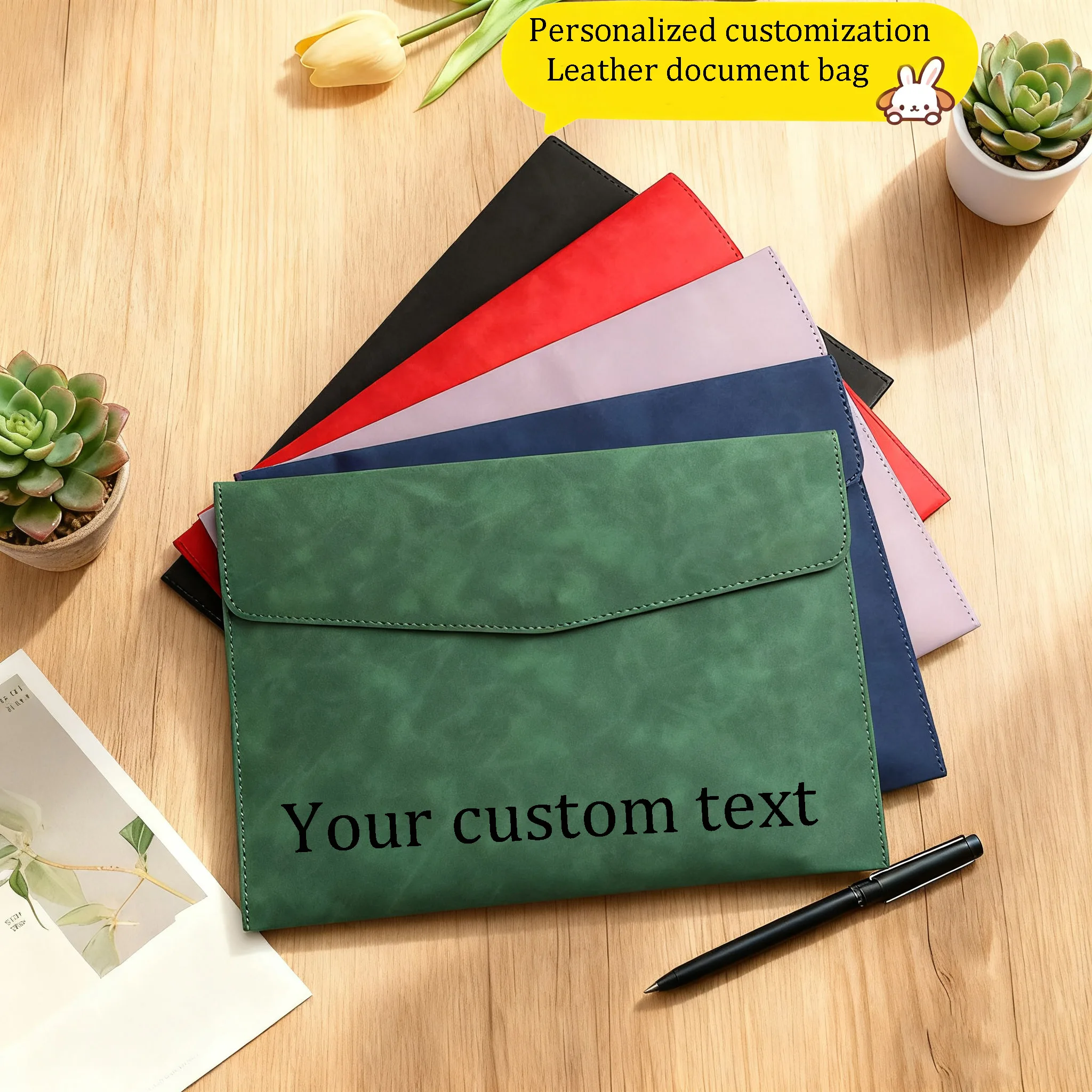 Customized Creative Leather Document Bag Personalized Solid Color Simple Document Storage Bag Designer Work Business Bag
Customized Creative Leather Document Bag Personalized Solid Color Simple Document Storage Bag Designer Work Business Bag