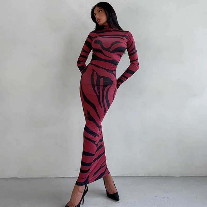 Talenza Print Leopard Print Slim Long Dress Women's Fashion Long Sleeve Sexy Party Dress Summer Street Leopard Print Long Dress
Talenza Print Leopard Print Slim Long Dress Women's Fashion Long Sleeve Sexy Party Dress Summer Street Leopard Print Long Dress