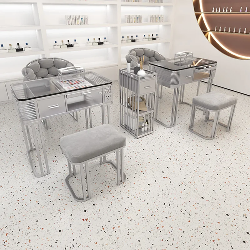 Exquisite Modern Manicure Table Commercial Beauty Supplies Nailtech Desk Receptionist Tavolo Unghie Nail Bar Furniture CY50NT
Exquisite Modern Manicure Table Commercial Beauty Supplies Nailtech Desk Receptionist Tavolo Unghie Nail Bar Furniture CY50NT