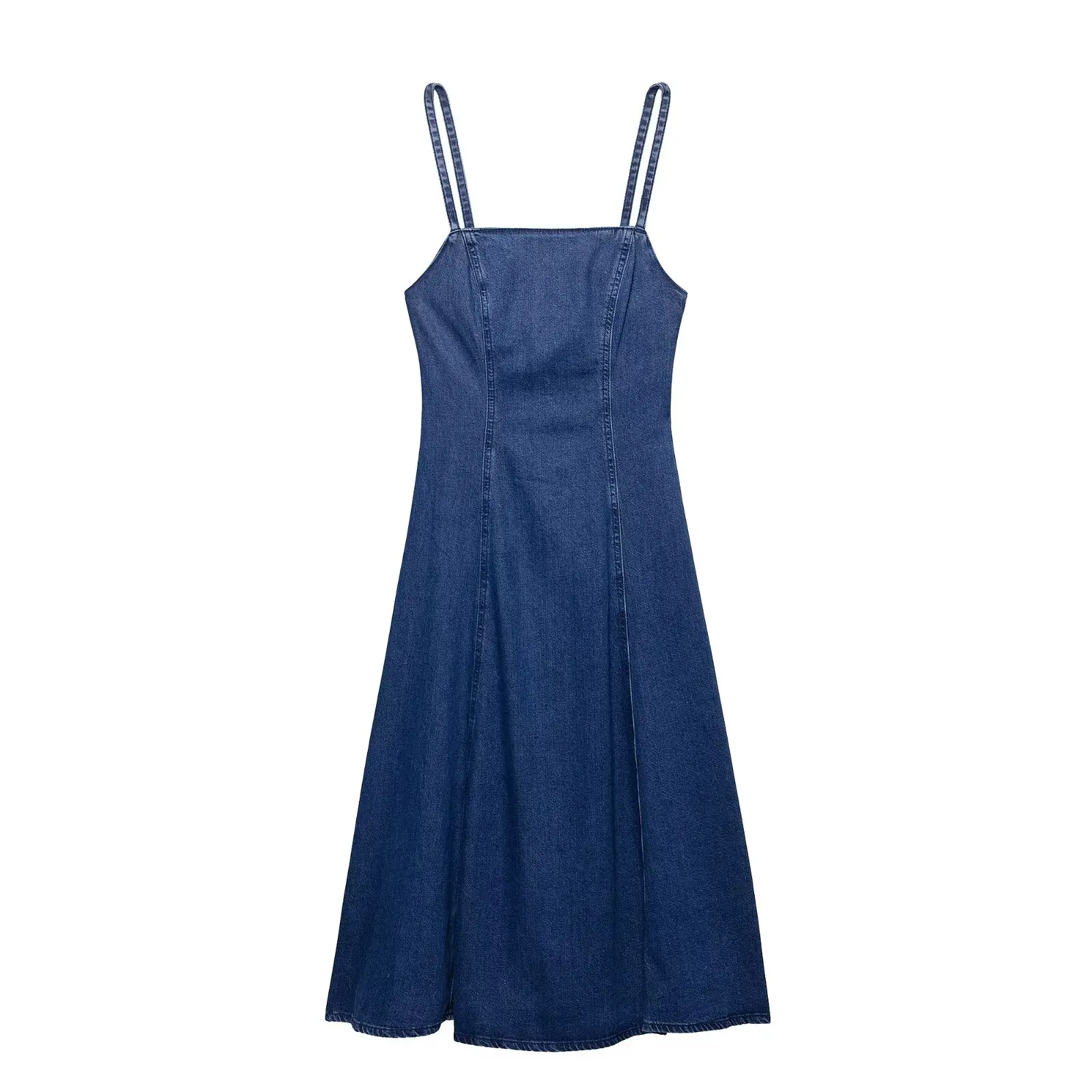 BM&MD&ZA Womens Denim Sleeveless Dress Stylish Double Strap Design Classic A Line Silhouette Ladies Fashion Outfit
BM&MD&ZA Womens Denim Sleeveless Dress Stylish Double Strap Design Classic A Line Silhouette Ladies Fashion Outfit