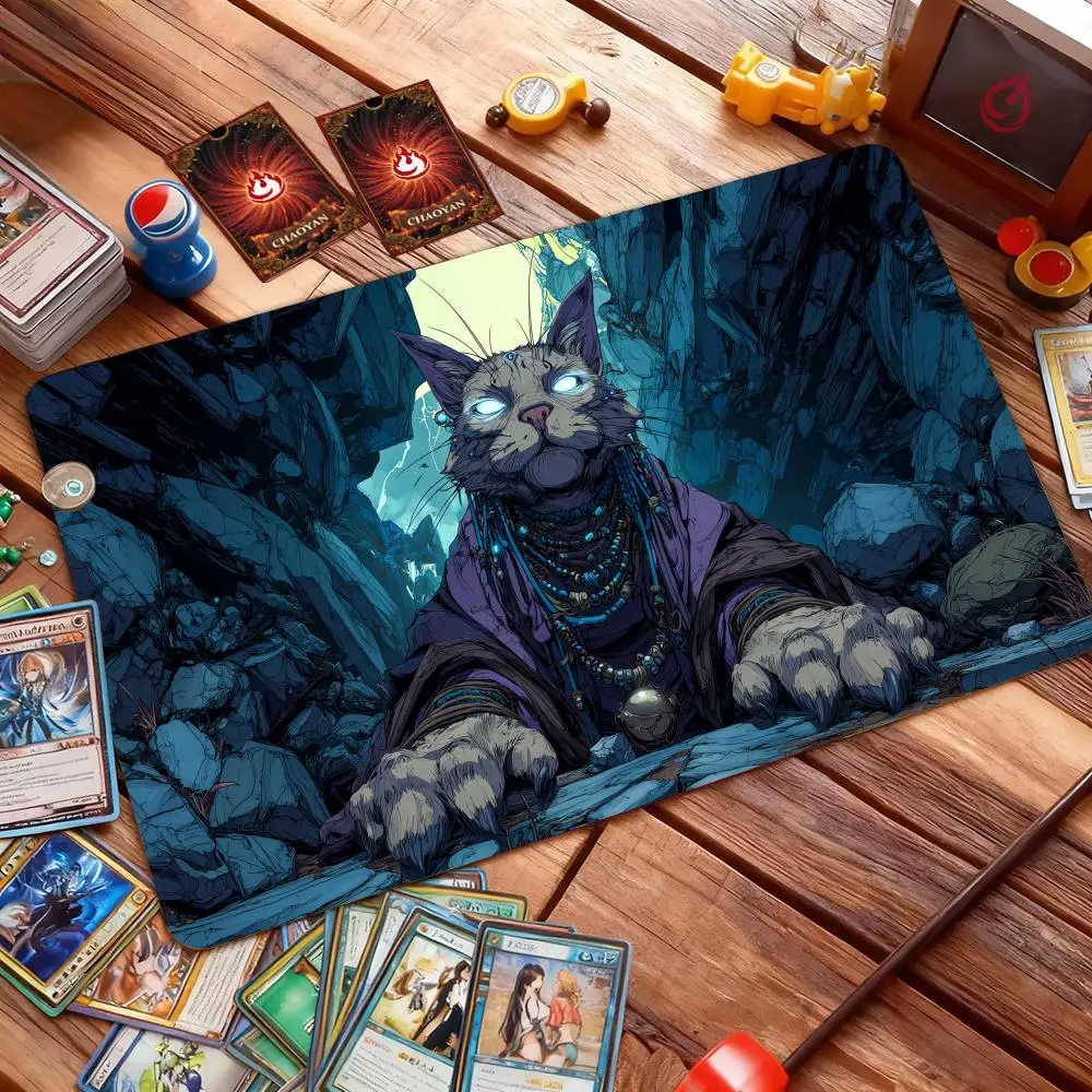 Mysterious Giant Cat Sage Magic Card Battle Mat MTG Playmat Anti-slip Base 35X60CM gathering gaming mats Board Game Mat for TCG
Mysterious Giant Cat Sage Magic Card Battle Mat MTG Playmat Anti-slip Base 35X60CM gathering gaming mats Board Game Mat for TCG