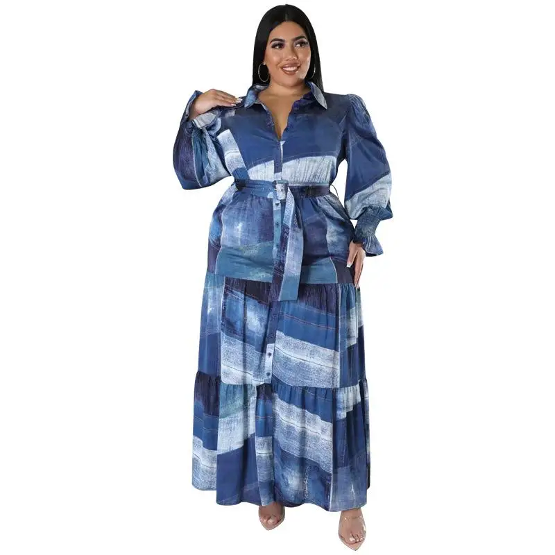 Plus Size Large Size Women's irt Collar Open Chest Dr Street Sle Long Sve Long Dr Bubble Sve Polyester Fiber 00%
Plus Size Large Size Women's irt Collar Open Chest Dr Street Sle Long Sve Long Dr Bubble Sve Polyester Fiber 00%