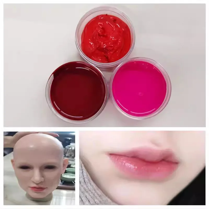Silicone Doll Lip Makeup AB silicone External Coloring Pigment Color Paste 1Bottle With Tool Set COS Special Effects Makeup Tool
Silicone Doll Lip Makeup AB silicone External Coloring Pigment Color Paste 1Bottle With Tool Set COS Special Effects Makeup Tool