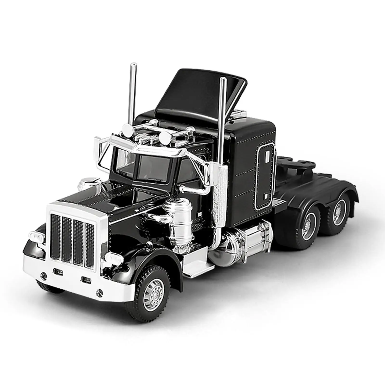 1/32 Semi Heavy Truck Model Table Ornament Pretend Play Transport Car Model with Light and Sound for Party Favors Preschool Kids
1/32 Semi Heavy Truck Model Table Ornament Pretend Play Transport Car Model with Light and Sound for Party Favors Preschool Kids