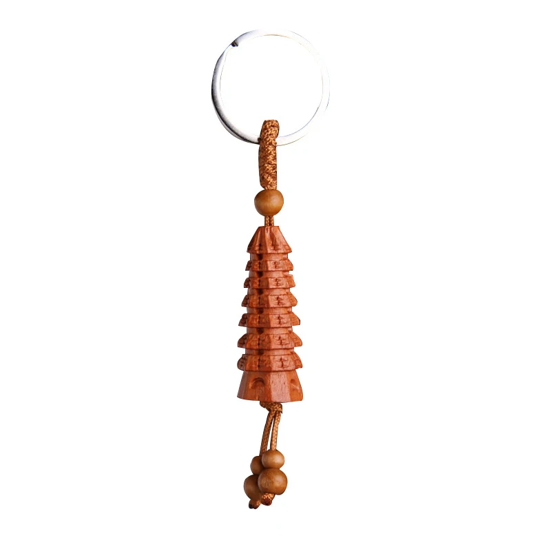 Wenchang Tower Peach Wood Keychain, Stereoscopic Car Keychain Pendant, Christmas Gift, Mascot, Fengshui
Wenchang Tower Peach Wood Keychain, Stereoscopic Car Keychain Pendant, Christmas Gift, Mascot, Fengshui