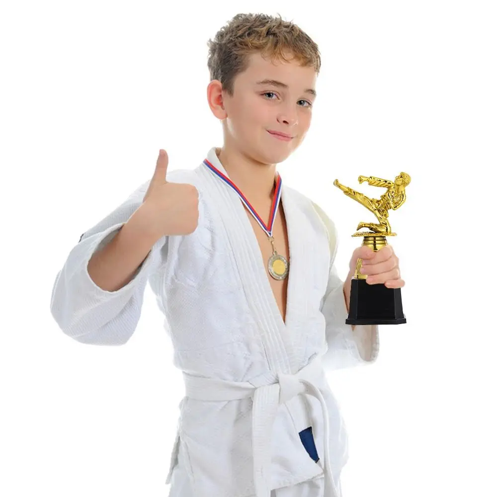 Martial Arts Gold Trophy Awards Plastic Model Gold Man Small Prize Cup Craft Souvenirs Taekwondo Competition
Martial Arts Gold Trophy Awards Plastic Model Gold Man Small Prize Cup Craft Souvenirs Taekwondo Competition