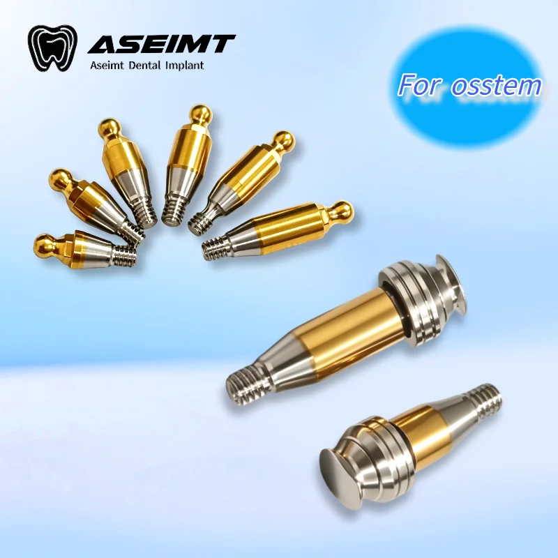 Dental Compatible osstem spherical cap abutment stud fittings planting substitute transfer rod instant titanium substrate
Dental Compatible osstem spherical cap abutment stud fittings planting substitute transfer rod instant titanium substrate