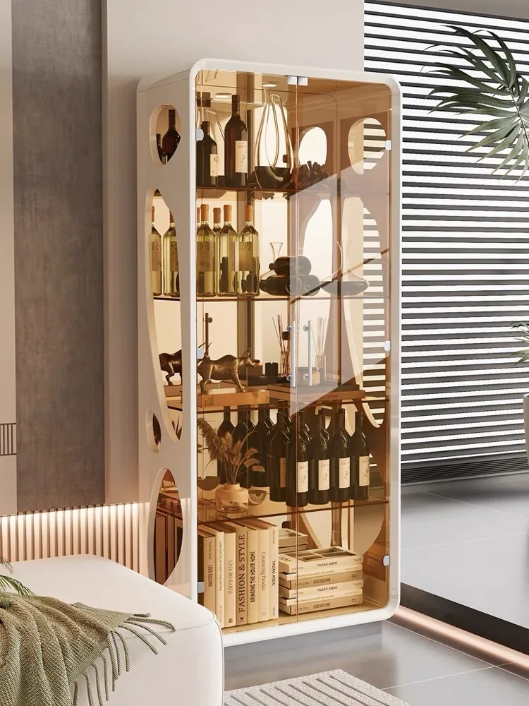 Custom. Wine Cabinet Wall Modern Minimalist Living Room Home Display Cabinet Made of Glass Restaurant Store Light Luxury with Lo
Custom. Wine Cabinet Wall Modern Minimalist Living Room Home Display Cabinet Made of Glass Restaurant Store Light Luxury with Lo