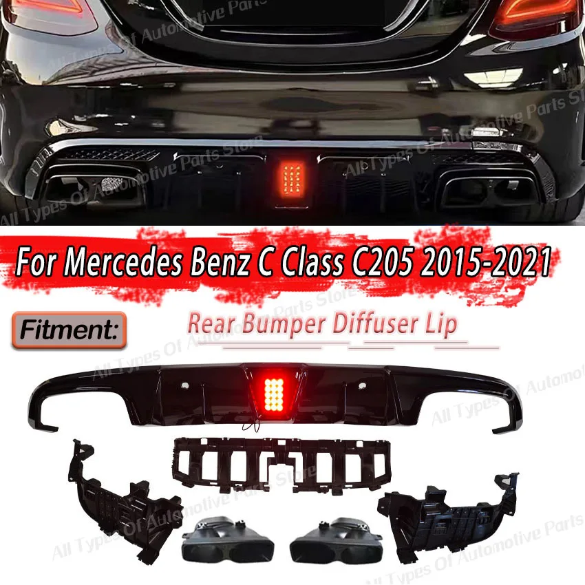 Для Mercedes Benz C Class C205 2015-2021 2-дверный купе задний бампер диффузор губный сплиттер спойлер пластина комплект кузова с выхлопом
Для Mercedes Benz C Class C205 2015-2021 2-дверный купе задний бампер диффузор губный сплиттер спойлер пластина комплект кузова с выхлопом
