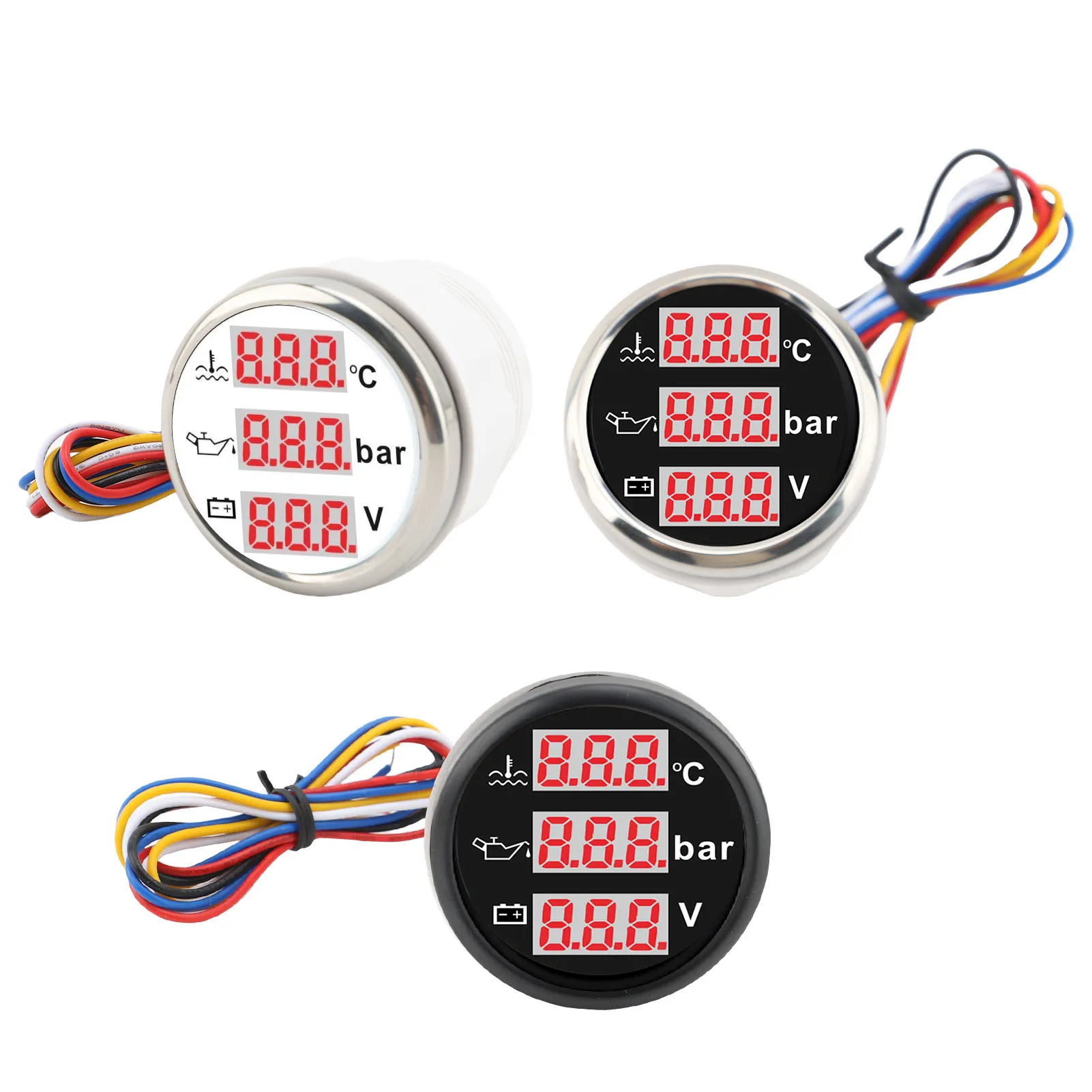 Измеритель температуры охлаждающей жидкости двигателя 0-120 ℃ 0-10 бар цифровой измеритель давления моторного масла с подсветкой для лодки, яхты, грузовика
Измеритель температуры охлаждающей жидкости двигателя 0-120 ℃ 0-10 бар цифровой измеритель давления моторного масла с подсветкой для лодки, яхты, грузовика