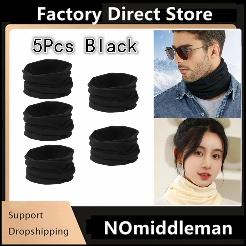 5Pcs Black Fashion Neck Warmer Soft Thickened Lining Neck Scarves Windproof Keep Warm For Outdoor Sport Skating Running
5Pcs Black Fashion Neck Warmer Soft Thickened Lining Neck Scarves Windproof Keep Warm For Outdoor Sport Skating Running