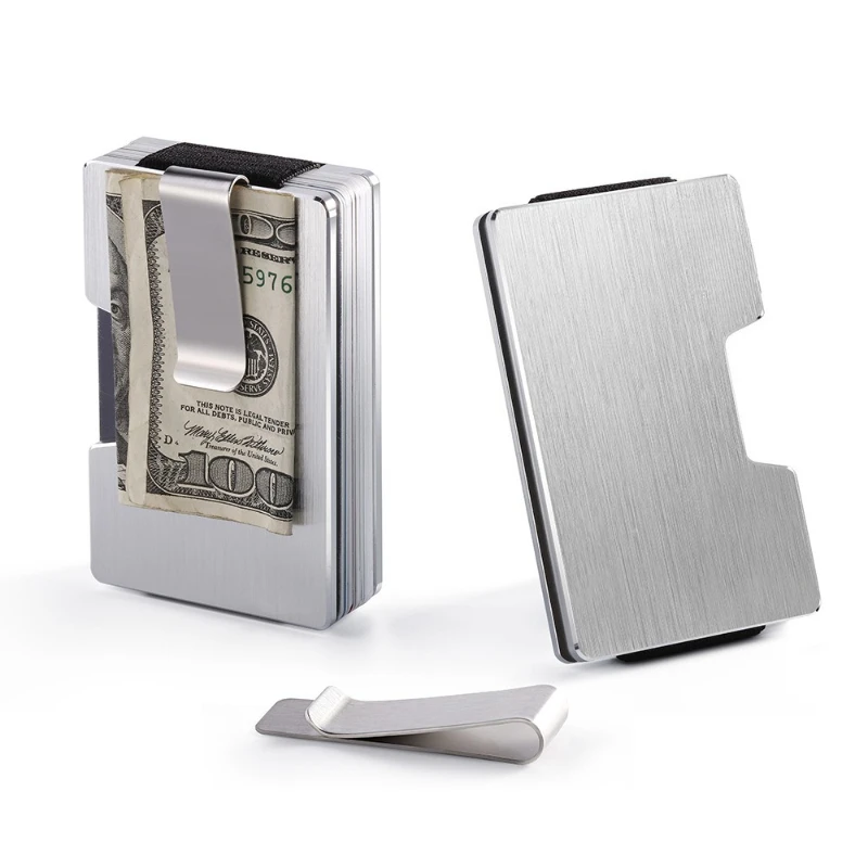 Держатель для кредитных карт RFID, минималистичный тонкий металлический кошелек, роскошный зажим для денег из нержавеющей стали, маленький мини-алюминиевый держатель для карт для мужчин
Держатель для кредитных карт RFID, минималистичный тонкий металлический кошелек, роскошный зажим для денег из нержавеющей стали, маленький мини-алюминиевый держатель для карт для мужчин
