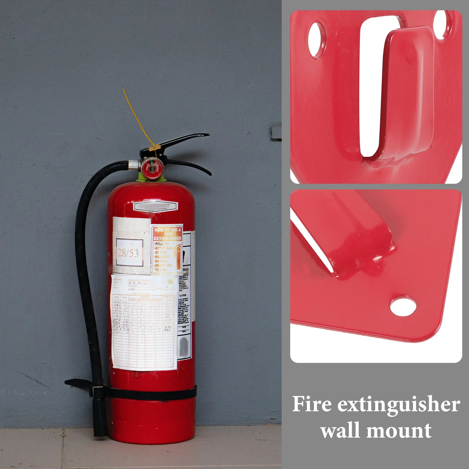 8 Pcs Fire Extinguisher Hook Wall Bracket Brackets for Truck Mount Red Universal Mounting Work
8 Pcs Fire Extinguisher Hook Wall Bracket Brackets for Truck Mount Red Universal Mounting Work