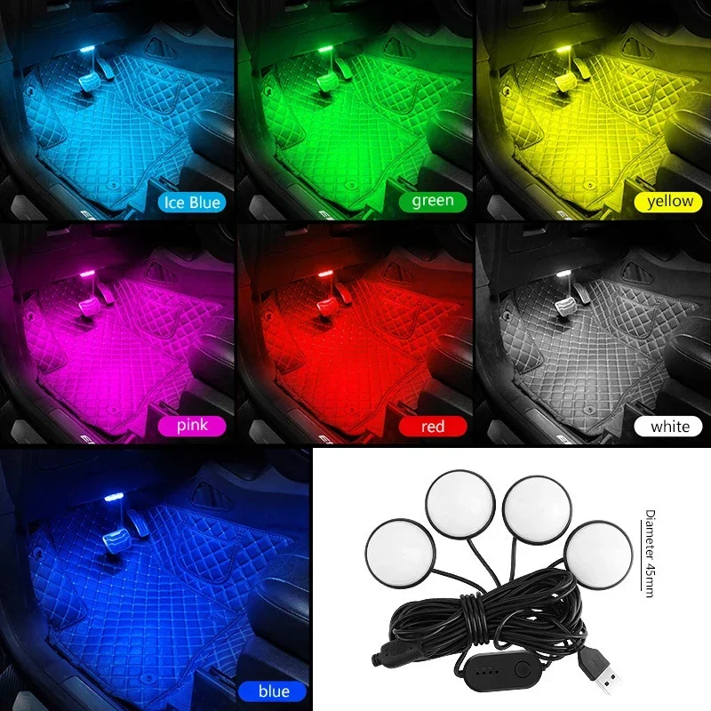LED Car Foot Ambient Light 7 Color With USB Neon Mood Lighting For MG ZS EV MG6 EZS HS EHS Car Led Decorative Atmosphere Light
LED Car Foot Ambient Light 7 Color With USB Neon Mood Lighting For MG ZS EV MG6 EZS HS EHS Car Led Decorative Atmosphere Light