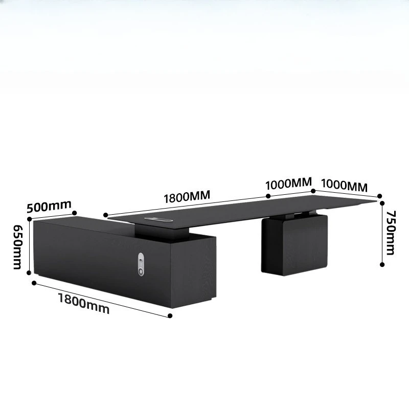 Premium electric lifting table office president table modern simple desk office desk and chair combination
Premium electric lifting table office president table modern simple desk office desk and chair combination