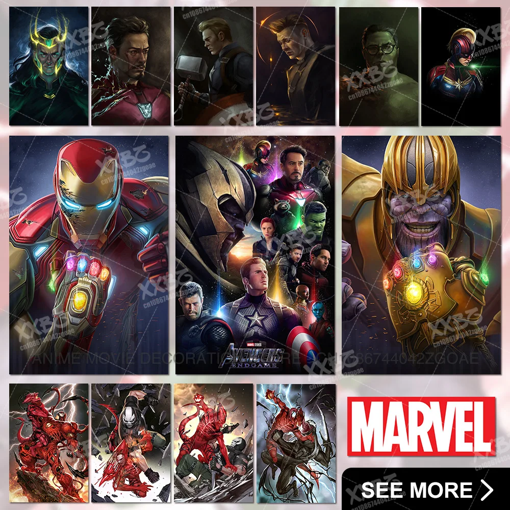 The Avengers Home Decoration Poster Spider Man Pictures Venom HD Canvas Wall Artwork Prints Hulk Paintings Loki Mural No Frame
The Avengers Home Decoration Poster Spider Man Pictures Venom HD Canvas Wall Artwork Prints Hulk Paintings Loki Mural No Frame