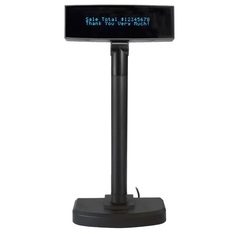 Original Factory PD2016 2 Lines POS Systems Pole Display for Market VFD Customer Display Cashier Machine
Original Factory PD2016 2 Lines POS Systems Pole Display for Market VFD Customer Display Cashier Machine