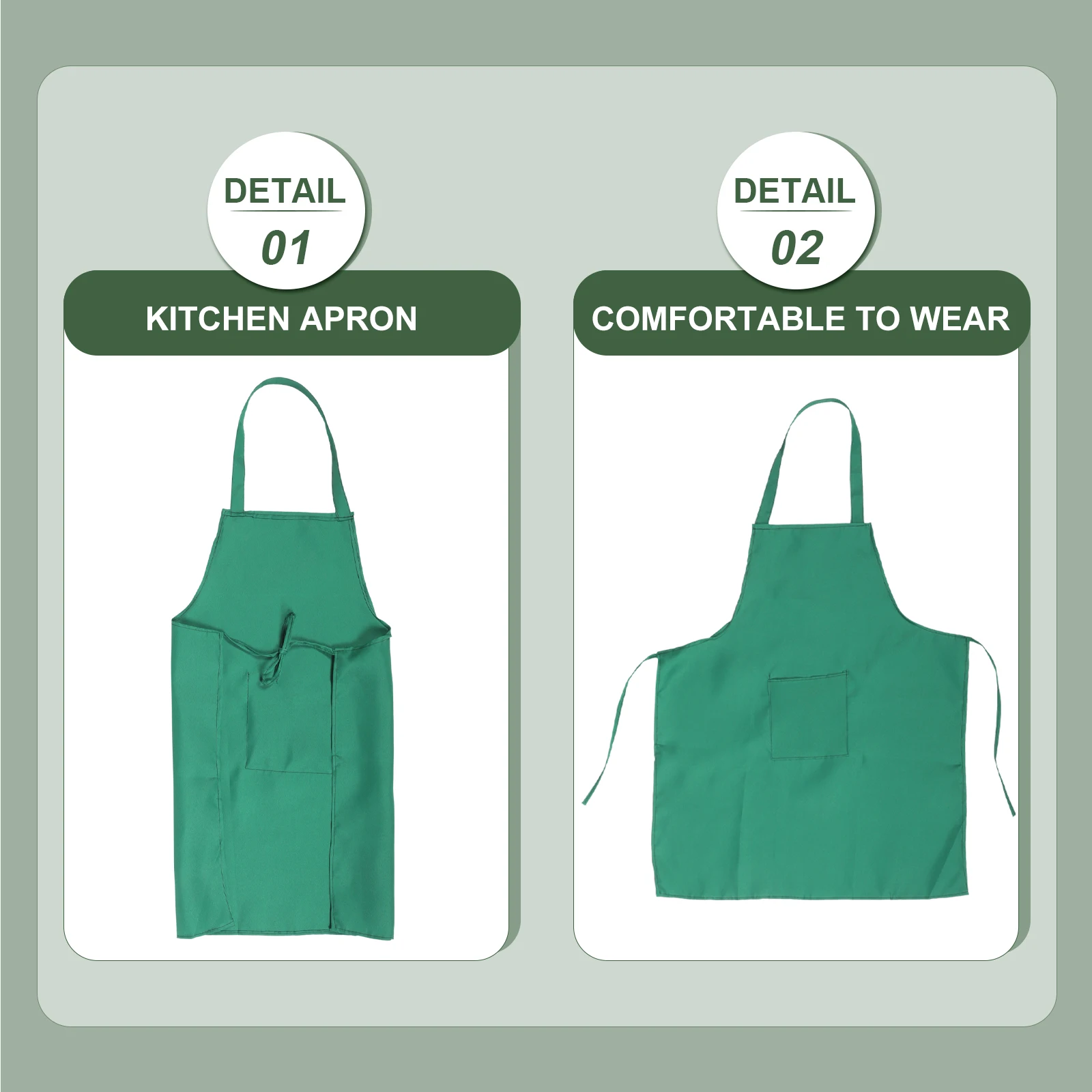 Adjustable Apron 2 Pockets Commercial Men Women Adult Bibs Kitchen Chef Halter Neck Sleeveless Protect Clothes Storage
Adjustable Apron 2 Pockets Commercial Men Women Adult Bibs Kitchen Chef Halter Neck Sleeveless Protect Clothes Storage