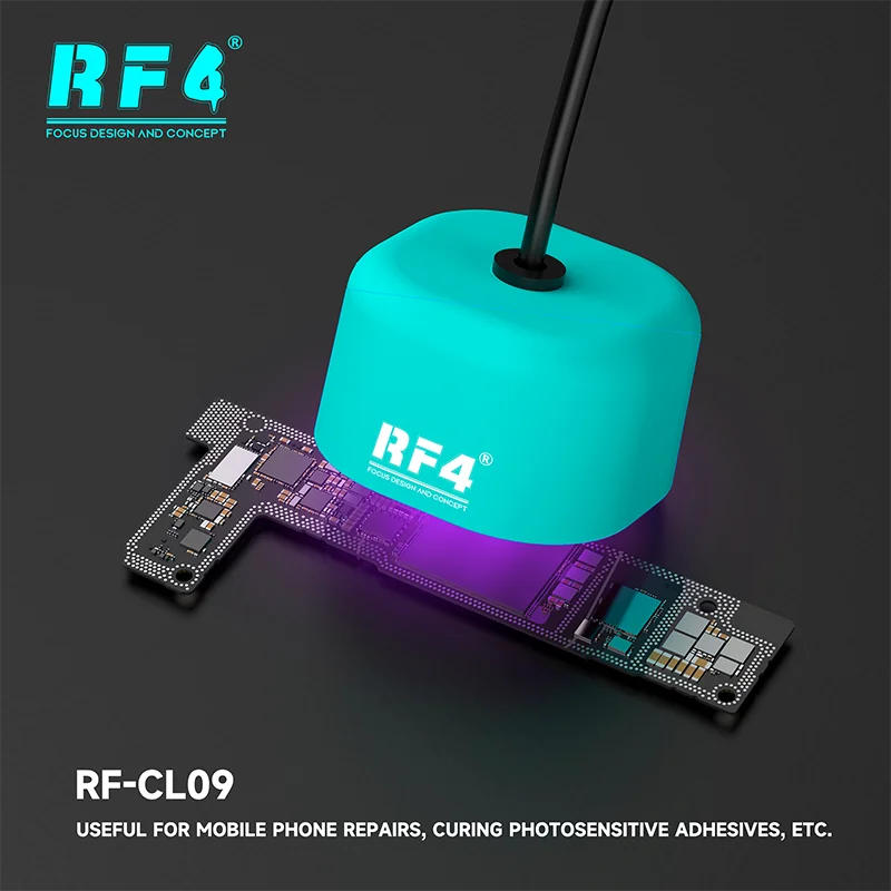 RF4 RF-CL09 USB UV Curing Lamp Adhesives Glue Solder Mask Ink Curing Light for Phone Repair Precision UV Glue Curing
RF4 RF-CL09 USB UV Curing Lamp Adhesives Glue Solder Mask Ink Curing Light for Phone Repair Precision UV Glue Curing