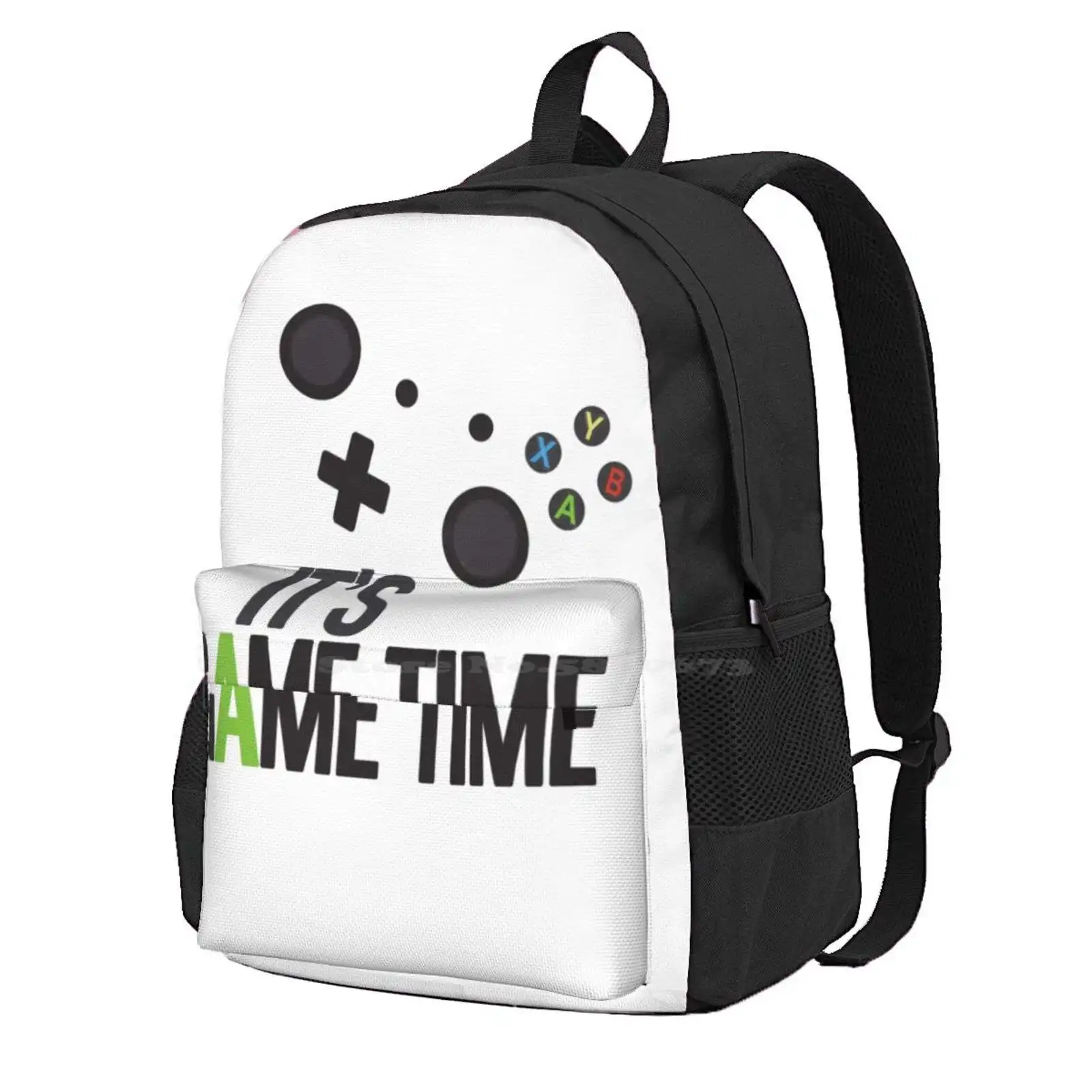 It'S Game Time Hot Sale Schoolbag Backpack Fashion Bags Game Controller Love Play Games Play Video Games Game On Gamer Device
It'S Game Time Hot Sale Schoolbag Backpack Fashion Bags Game Controller Love Play Games Play Video Games Game On Gamer Device