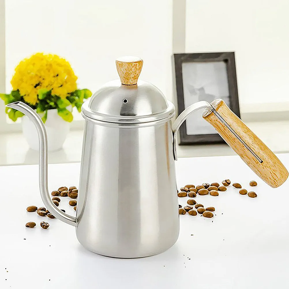 Premium Stainless Steel Coffee Kettle with Wooden Handle 1.5L Fine Mouth Design Scratch Resistant Modern Coffee Maker for Daily
Premium Stainless Steel Coffee Kettle with Wooden Handle 1.5L Fine Mouth Design Scratch Resistant Modern Coffee Maker for Daily
