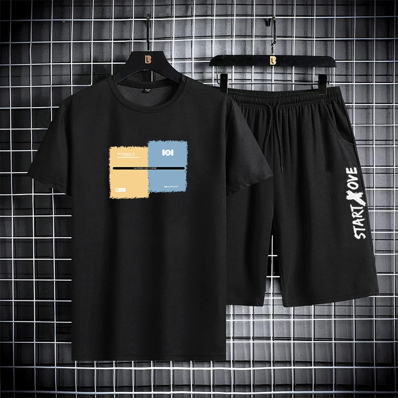 Men's sets 2026 Summer Fashion Short-sleeved t shirts + shorts set Men's clothing Casual Quick Dry jogging suit Sportswear
Men's sets 2026 Summer Fashion Short-sleeved t shirts + shorts set Men's clothing Casual Quick Dry jogging suit Sportswear