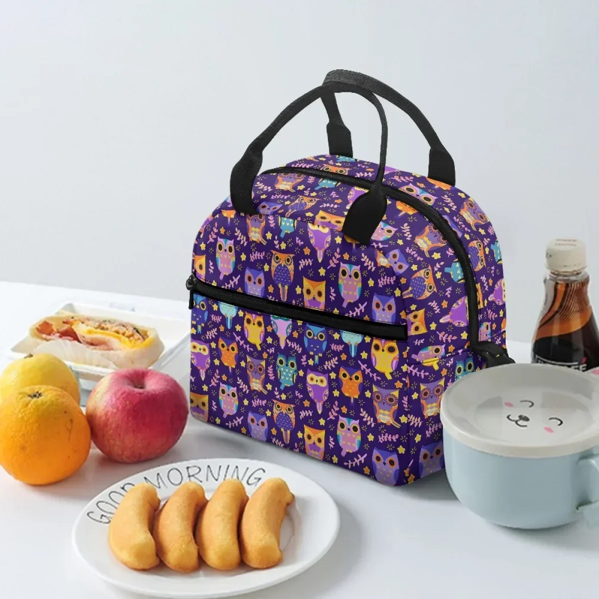 Woman Large Capacity Insulated Lunchbag Dirt Resistant Ladies Comfort Handle Convenience Handbag 
Woman Large Capacity Insulated Lunchbag Dirt Resistant Ladies Comfort Handle Convenience Handbag