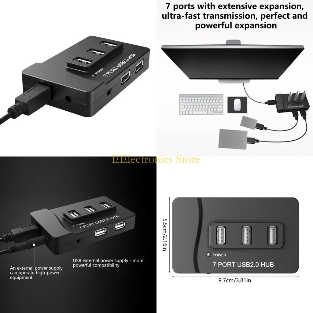 B03C Car USB2.0 Charging Extender 7 Port Extended USB Splitter Extender Accessories
B03C Car USB2.0 Charging Extender 7 Port Extended USB Splitter Extender Accessories