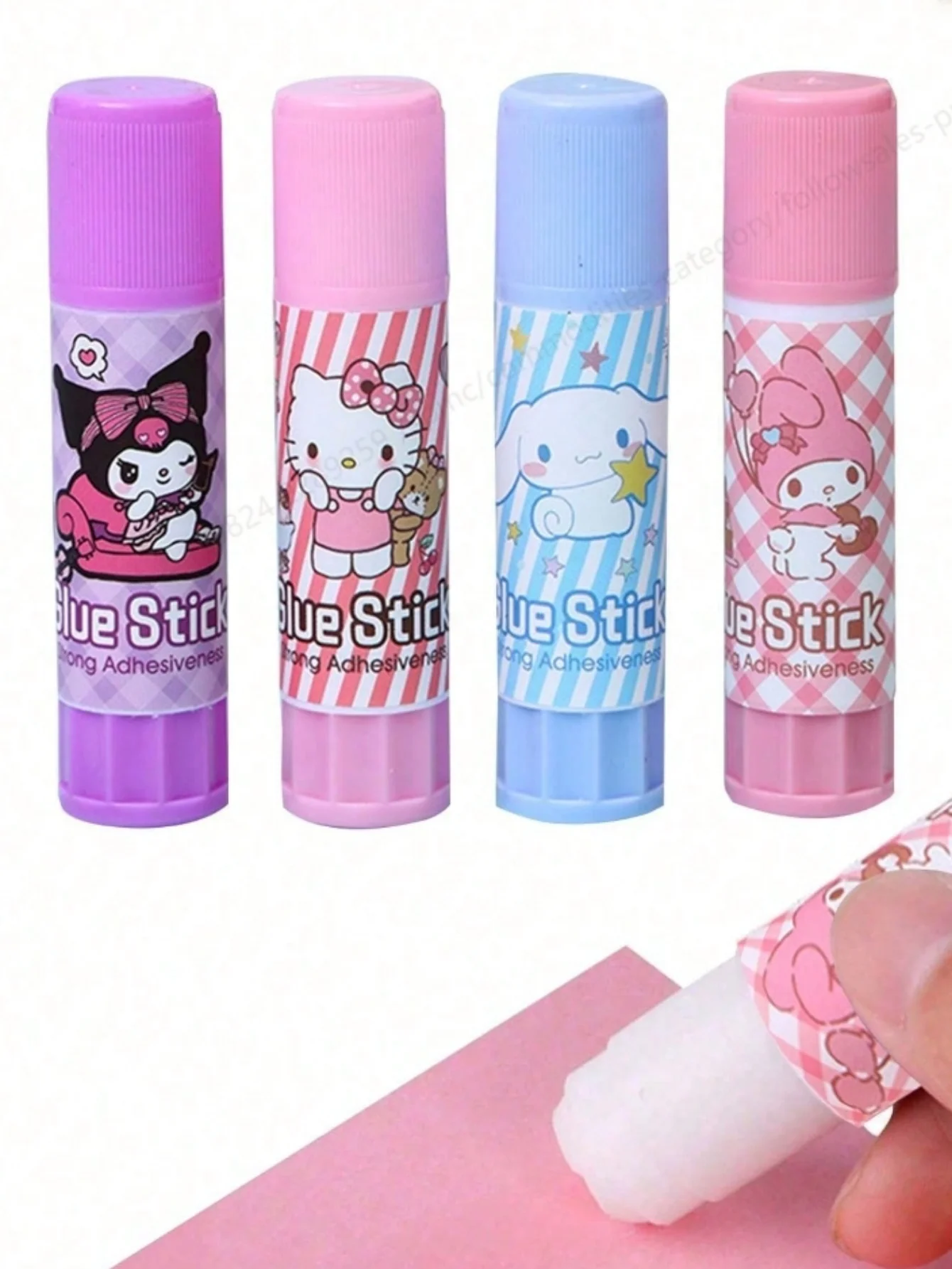 1/4 шт. клей-карандаш My Melody Kuromi Cinnamoroll Hello Kitty, прочный, для рукоделия, милый, твердый
1/4 шт. клей-карандаш My Melody Kuromi Cinnamoroll Hello Kitty, прочный, для рукоделия, милый, твердый