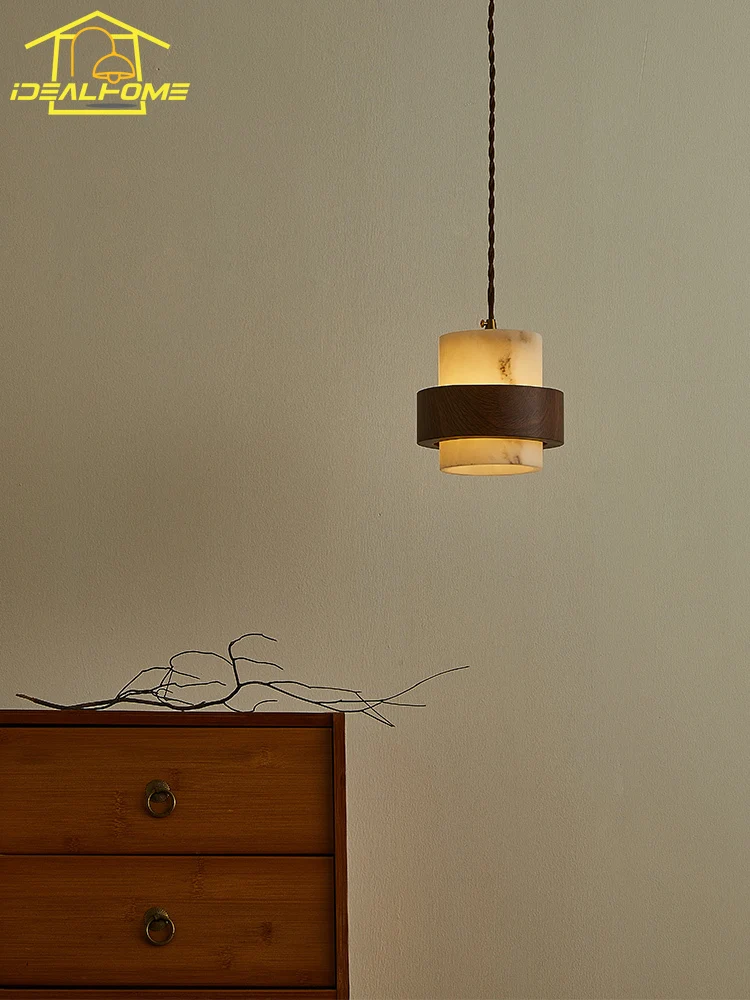 French Wabi-sabi Retro Medieval Marble Decorative Lamp LED G9 Bedroom Bedside Wood Hanging Lamp Homestay Bar Restaurant Study
French Wabi-sabi Retro Medieval Marble Decorative Lamp LED G9 Bedroom Bedside Wood Hanging Lamp Homestay Bar Restaurant Study