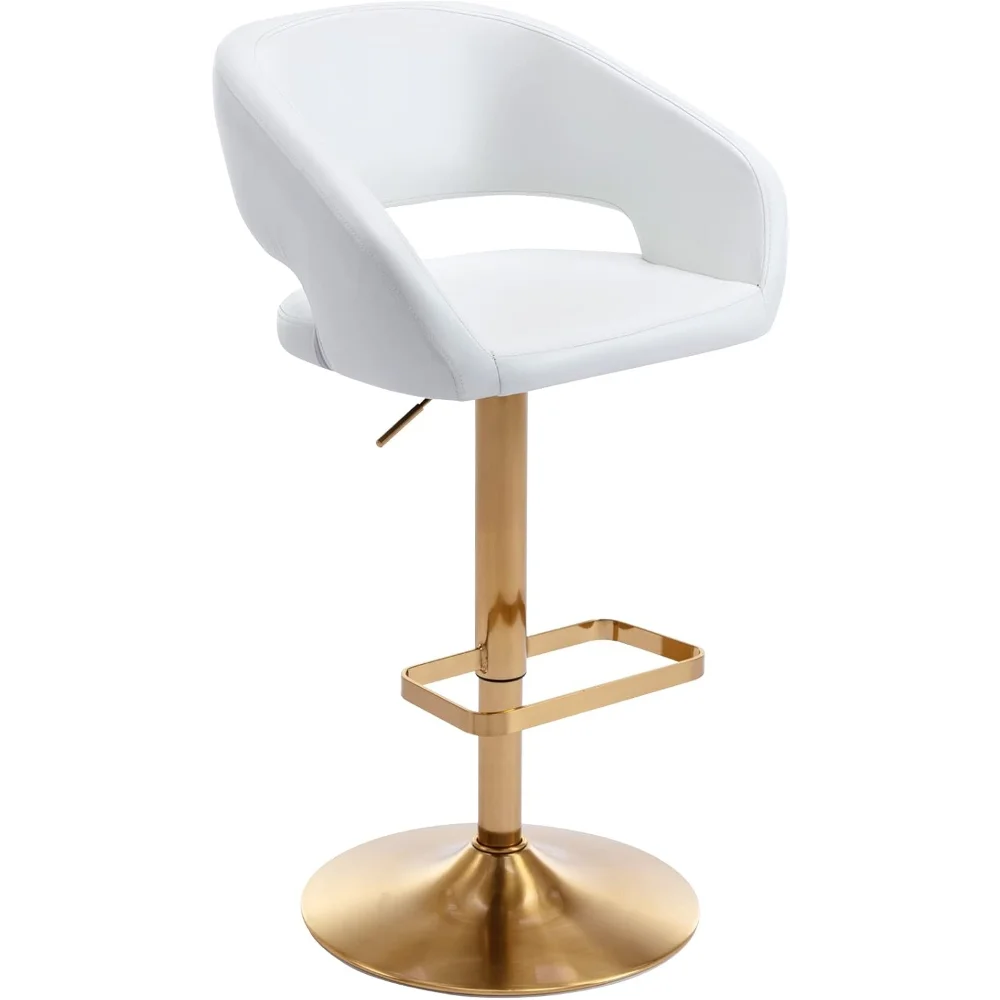 tAdjustable Bar Stool with Hollow Back and Arms, Modern PU Leather Swivel Barstool, Airlift Counter Height
tAdjustable Bar Stool with Hollow Back and Arms, Modern PU Leather Swivel Barstool, Airlift Counter Height