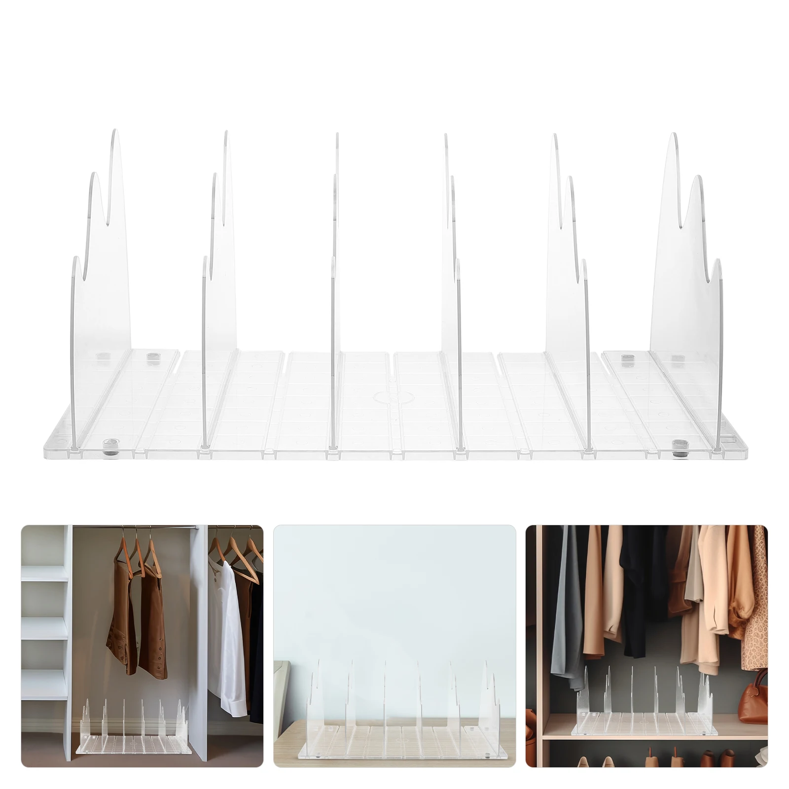 Adjustable Clear Acrylic Shelf Dividers For Closet Storage Purse Rack Bookshelf Partitions Transparent Closet Dividers
Adjustable Clear Acrylic Shelf Dividers For Closet Storage Purse Rack Bookshelf Partitions Transparent Closet Dividers