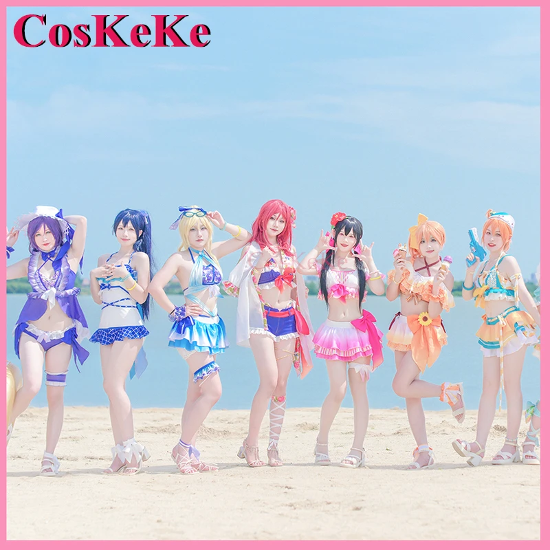 CosKeKe Aqours All Members Cosplay Anime LoveLive Costume Sweet Lovely Swimsuit Women Full Set Activity Party Role Play Clothing
CosKeKe Aqours All Members Cosplay Anime LoveLive Costume Sweet Lovely Swimsuit Women Full Set Activity Party Role Play Clothing
