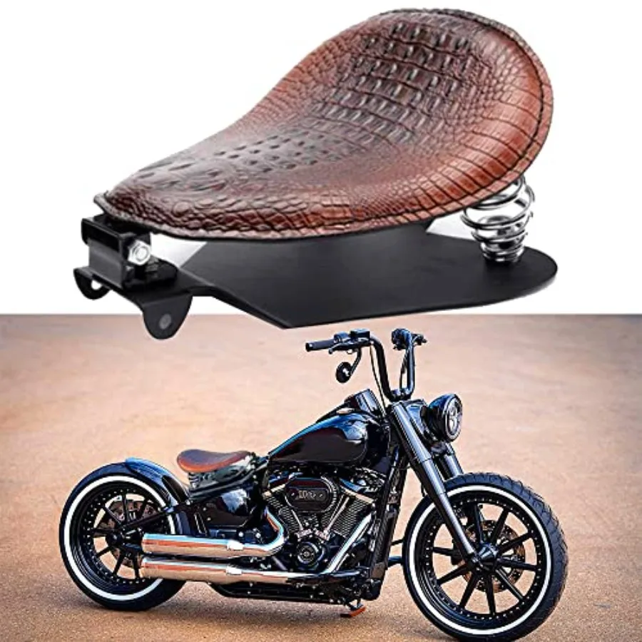 Bobber Motorcycle Solo Seat Compatible With Sportster XL 1200 883 48 Dyna Brown
Bobber Motorcycle Solo Seat Compatible With Sportster XL 1200 883 48 Dyna Brown