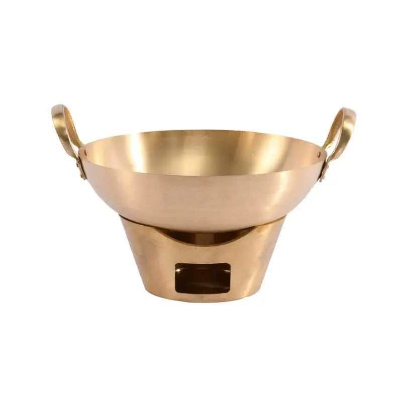 Curry pot hai tableware Southeast Asian style tableware copper Two ear pot Rice cooker Brass Thai Cuisine soup samall hot pot
Curry pot hai tableware Southeast Asian style tableware copper Two ear pot Rice cooker Brass Thai Cuisine soup samall hot pot