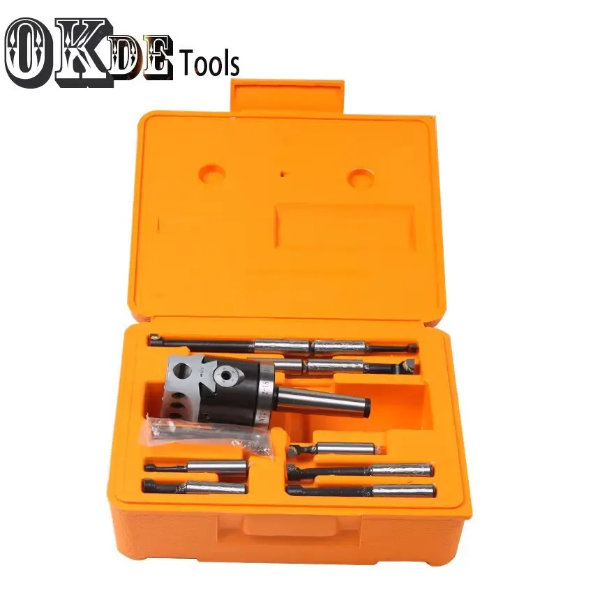 Высокоточная расточная головка типа MT2-F1 с хвостовиками MT2, расточная система размером дюйма с 9 шт. стержнем, расточная головка 50 мм 
Высокоточная расточная головка типа MT2-F1 с хвостовиками MT2, расточная система размером дюйма с 9 шт. стержнем, расточная головка 50 мм