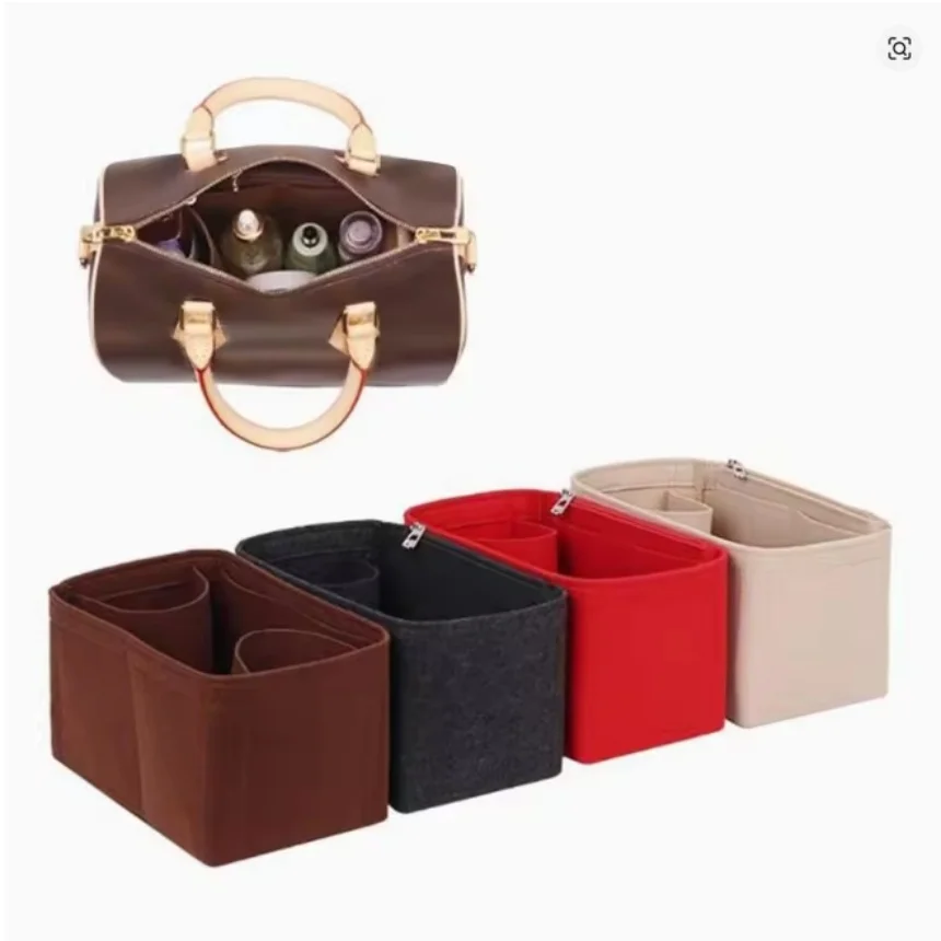 Felt Insert Bag Large Capacity Multi-Pocket Storage Bag Handbag Organizer for Speedy25/30/35/40
Felt Insert Bag Large Capacity Multi-Pocket Storage Bag Handbag Organizer for Speedy25/30/35/40